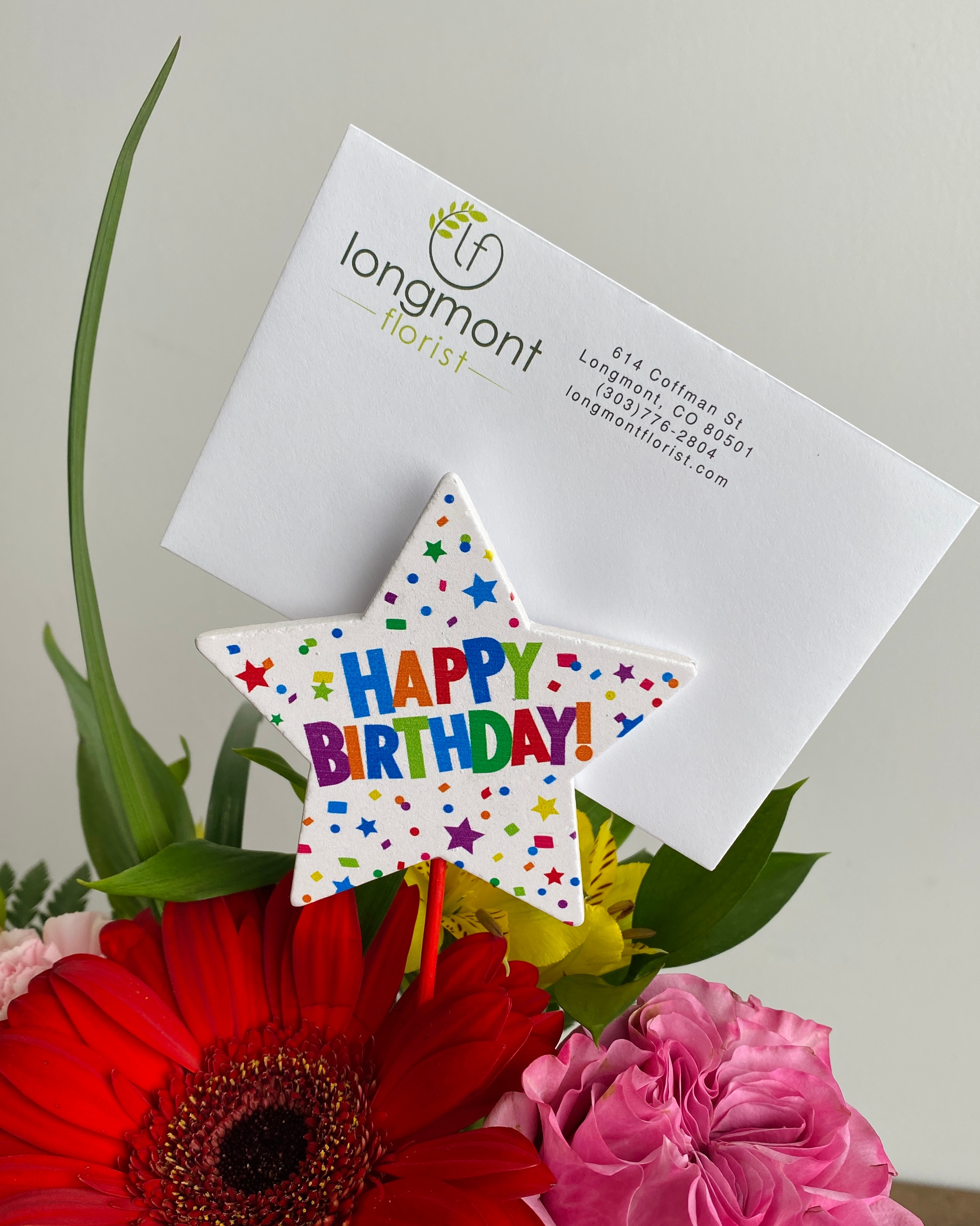 Happy Birthday Card Holder